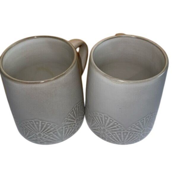 Hearth & Hand Stoneware Coffee Mugs Set Of 2 - Picture 1 of 6
